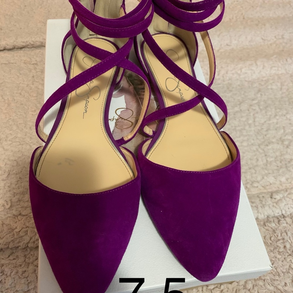 Jessica Simpson pointed toe flats